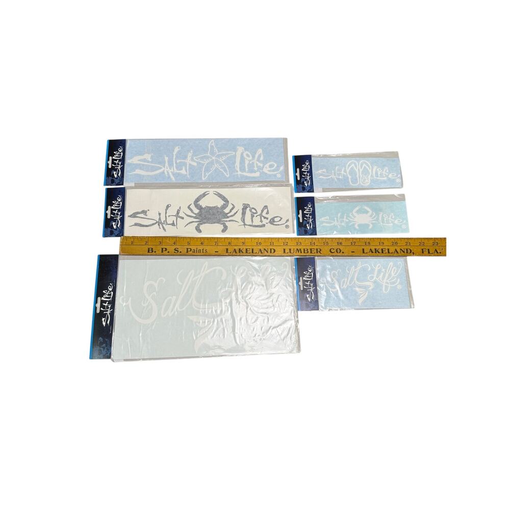 Salt Life Car Decals Bundle Of 6